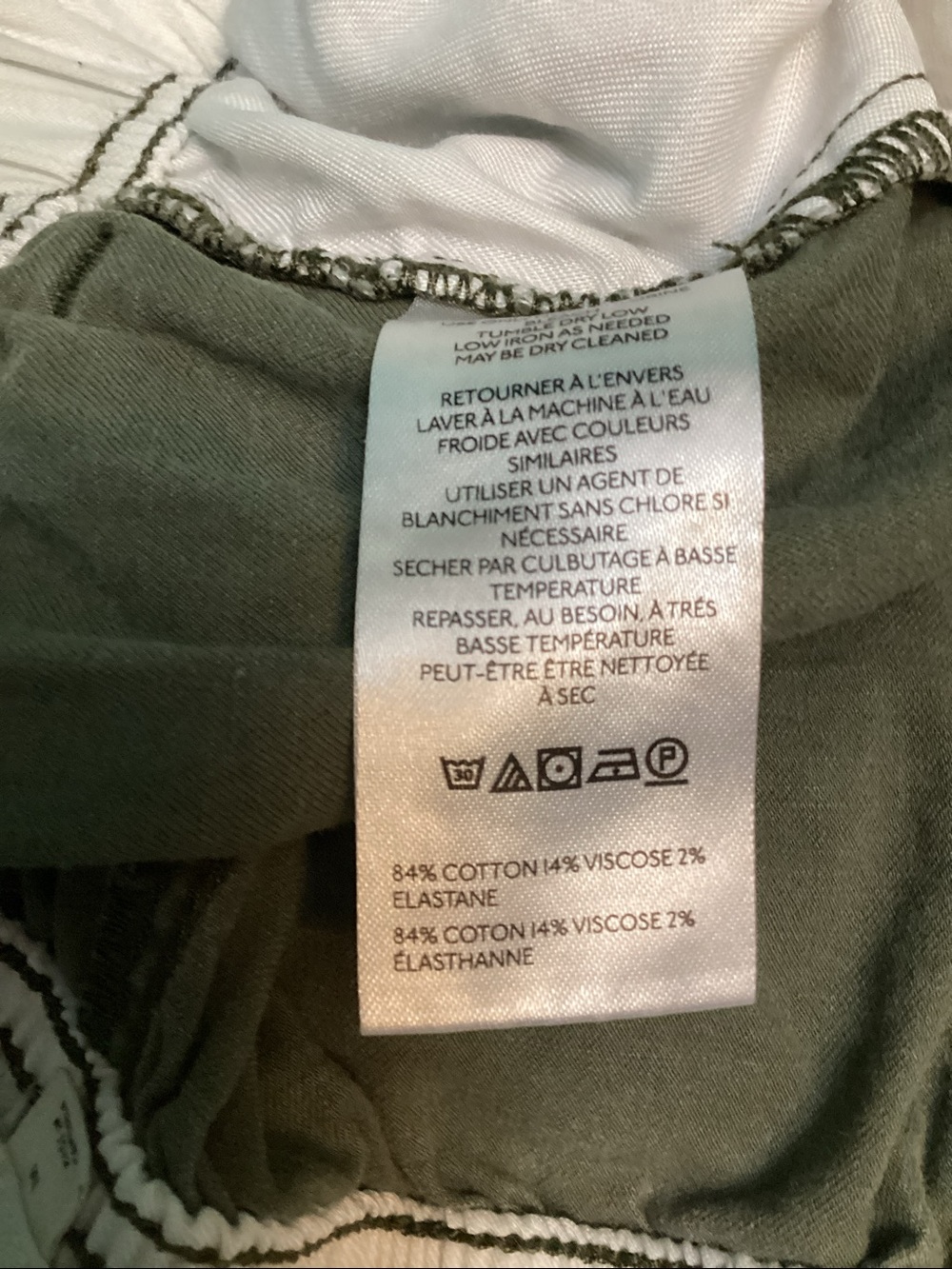 Olive Green Cargo Utility Pants - Picture 5 of 5